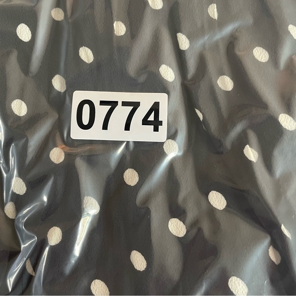 Madewell True Black White Polka Dot Tank Wide-Leg Jumpsuit - 20774 - Picture 12 of 12